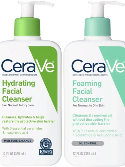 Cerave Foaming Cleanser 12 oz (2pcs Set)