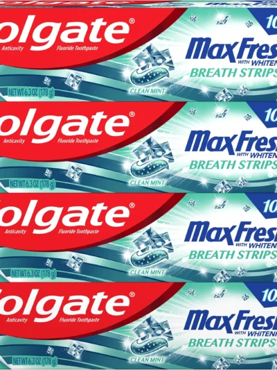 Colgate Max Fresh with Wh. Breath Strips, 5 packs