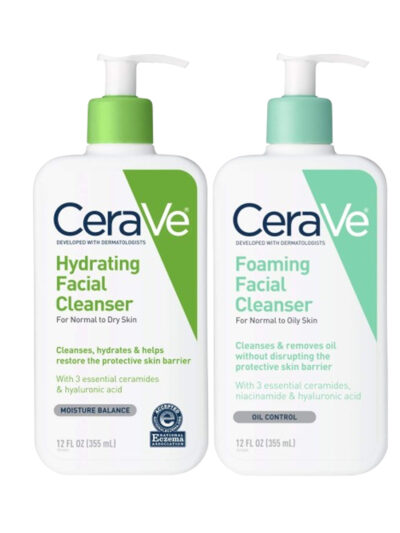 Cerave Foaming Cleanser 12 oz  (2pcs Set)